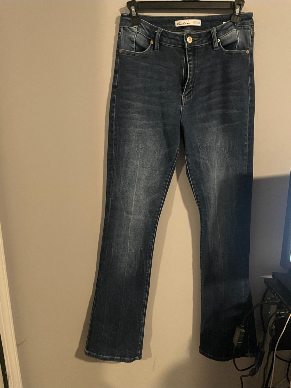 KanCan Women's Dark Blue Bootcut Jeans